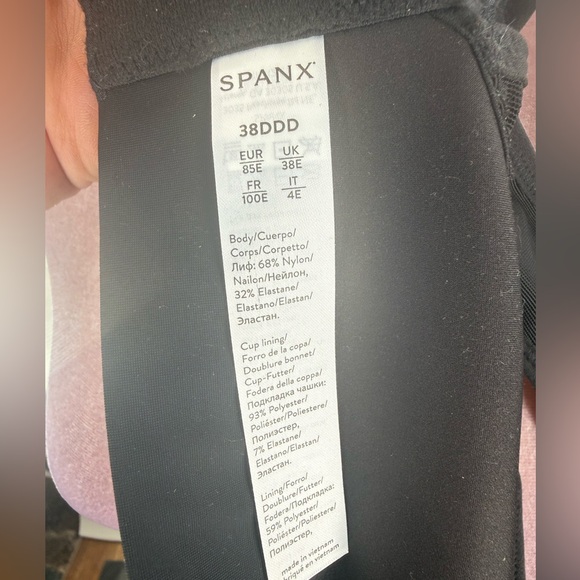 NWT Spanx Black 38DDD Core High-Impact Sports Bra - Picture 10 of 11